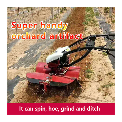 65 KG Tilling Machine Τελευταίο μοντέλο για καλλιέργεια μικρού εδάφους με ταχύτητα εργασίας 4KM / H