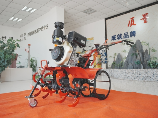 115 KG φορτίο τετρακίνητος Μίνι Power Tiller Cultivator με μεταφορά όλων των τροχών