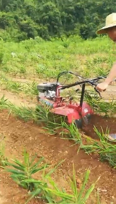 Εύκολο ξεκίνημα καλλιεργητή Mini Tiller για γρήγορη και εύκολη καλλιέργεια σε 4KM / H ταχύτητα εργασίας