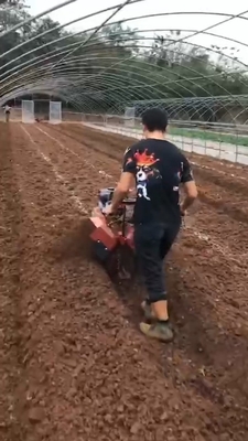 Εύκολο ξεκίνημα καλλιεργητή Mini Tiller για γρήγορη και εύκολη καλλιέργεια σε 4KM / H ταχύτητα εργασίας