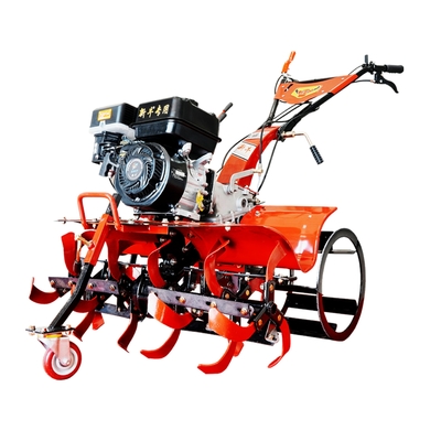 Νέο σχεδιασμό 170F βενζινοκινητήρα 4WD Mini Power Tiller Cultivator Compact για αγρόκτημα