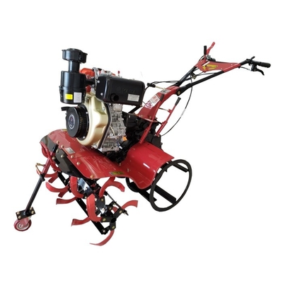 186F Μετακίνηση τεσσάρων τροχών Μίνι Power Tiller απευθείας συνδεδεμένη με μεταφορά όλων των τροχών