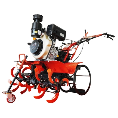 186F Μετακίνηση τεσσάρων τροχών Μίνι Power Tiller απευθείας συνδεδεμένη με μεταφορά όλων των τροχών