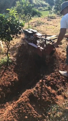 70cm πλάτος εργασίας βενζινοκίνητος τύπου τετρακίνητης μηχανής για το οπωροκηπευτικό