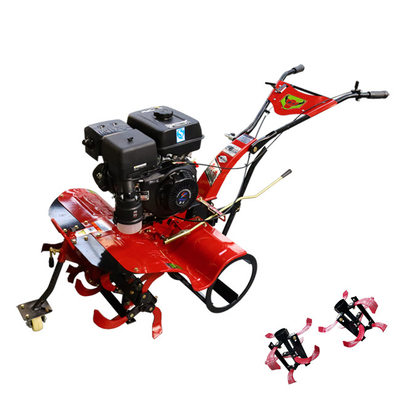 170F 7HP 4.05KW χειροκίνητη μετάδοση κιβωτίων Ξεκινήστε Μίνι Power Tiller με υψηλό επίπεδο ασφάλειας