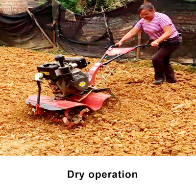 160*62*108cm Βενζινοκινητήρας 4WD Power Tiller για γεωργικές