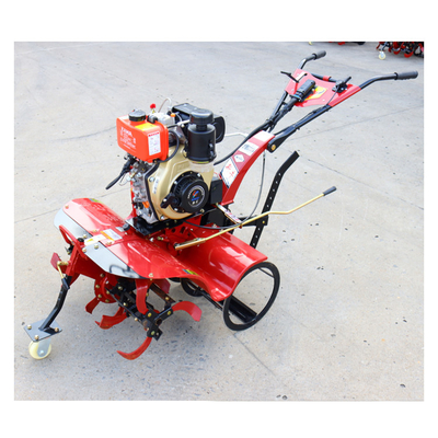 Επικεφαλής Βενζίνη / Ντίζελ Μίνι Power Tiller για τα ρυποκηπευτικά και ξηρά εδάφη