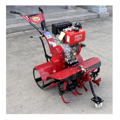 Επικεφαλής Βενζίνη / Ντίζελ Μίνι Power Tiller για τα ρυποκηπευτικά και ξηρά εδάφη