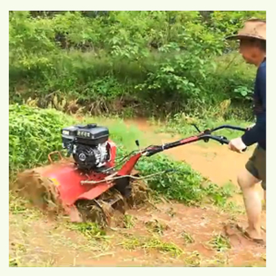 Σθεναρό ανθεκτικό 170F τετρακίνητο Μίνι Power Tiller Cultivator τόσο για ρυζιερότοπους και ξηρά γη