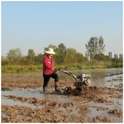 Εύκολη εκκίνηση 178F 4WD Mini Power Tiller με κινητήρα βενζίνης 4KW