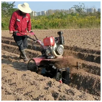 Εύκολη εκκίνηση 178F 4WD Mini Power Tiller με κινητήρα βενζίνης 4KW
