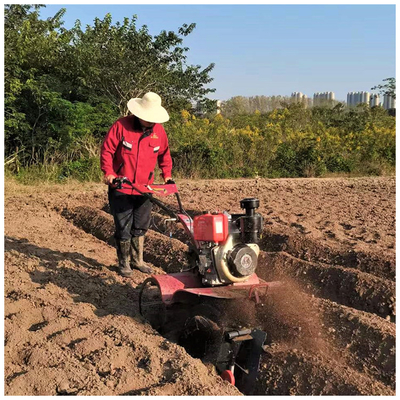 Εύκολη εκκίνηση 178F 4WD Mini Power Tiller με κινητήρα βενζίνης 4KW