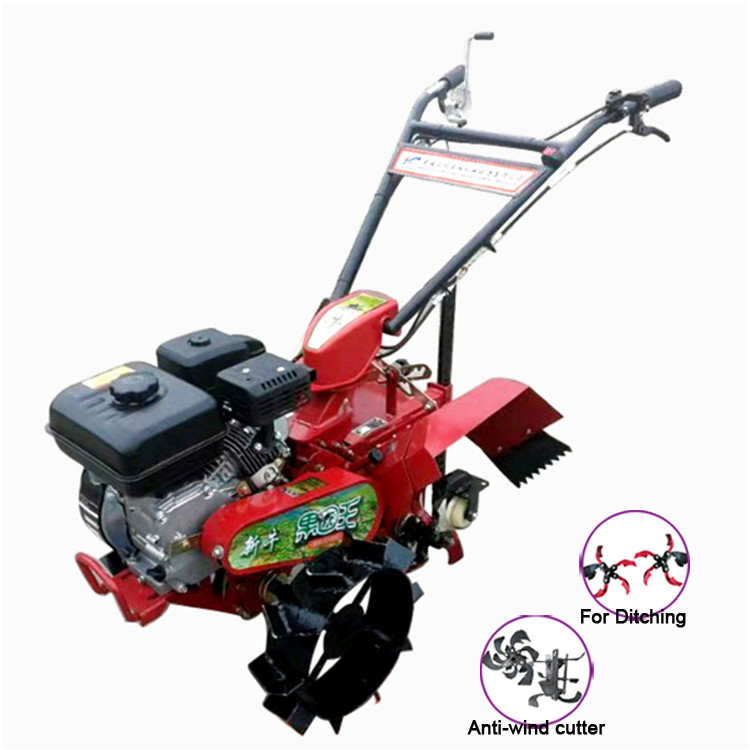 Εύκολο ξεκίνημα καλλιεργητή Mini Tiller για γρήγορη και εύκολη καλλιέργεια σε 4KM / H ταχύτητα εργασίας
