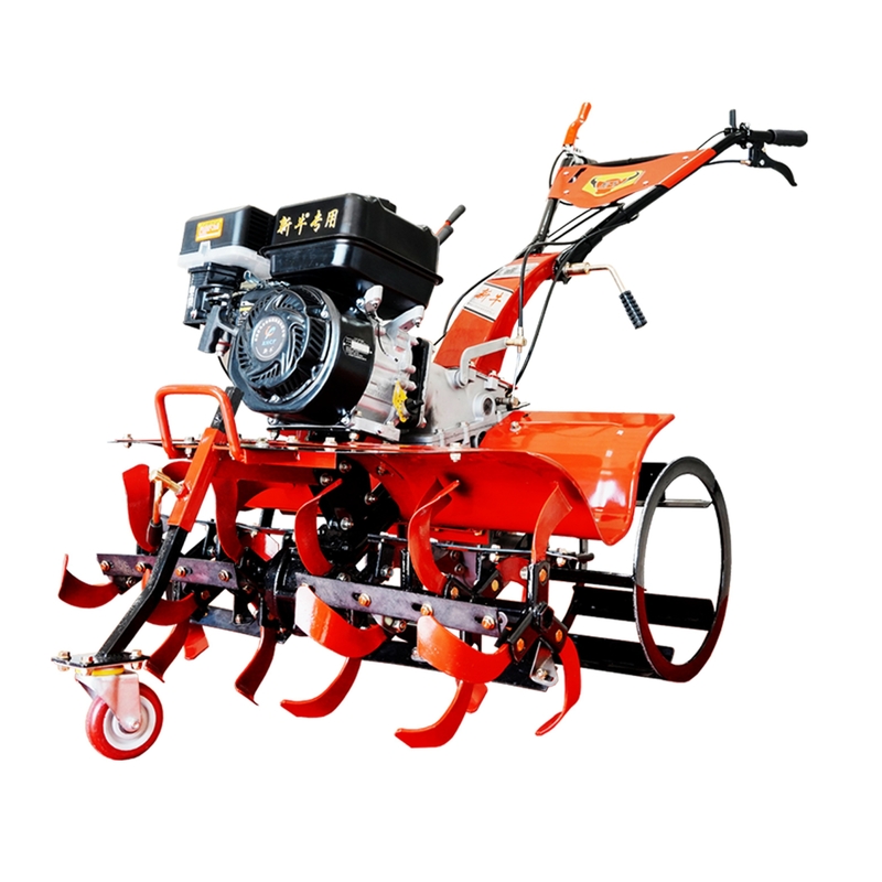 Νέο σχεδιασμό 170F βενζινοκινητήρα 4WD Mini Power Tiller Cultivator Compact για αγρόκτημα