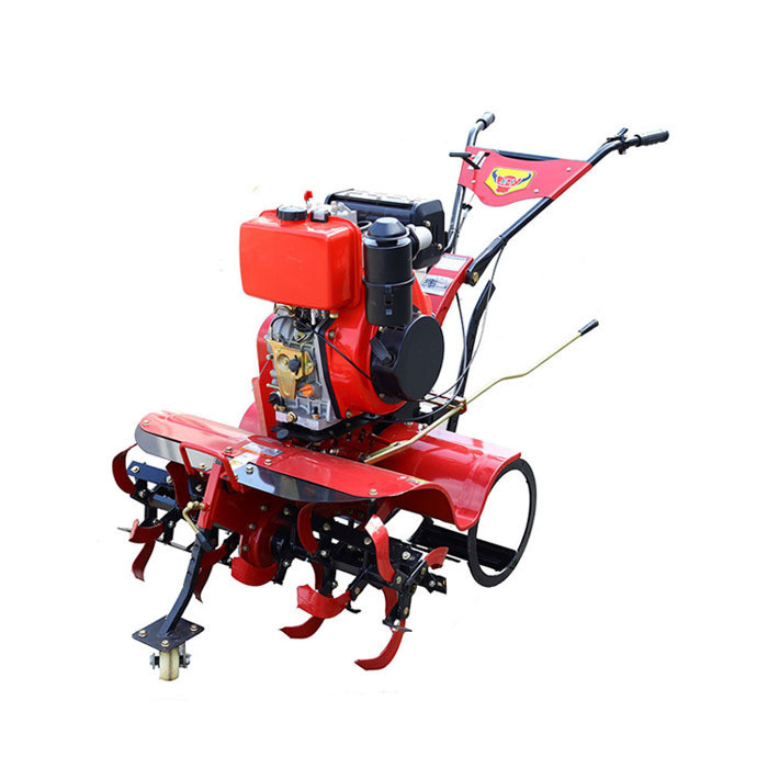 Μεταφορά ταχυτήτων 8HP κινητήρας ντίζελ περιστροφικός καλλιεργητής γης για βαριά καλλιέργεια